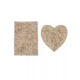 Bellflower Bath Rug Heart 2 Pc Set