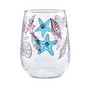 Seashells Stemless Wine Glass, Set of 4