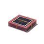 4" Glass Coaster Set, 4 Piece