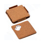 Coasters with Bottle Opener Set of 4