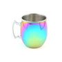 2 Pack of Rainbow Moscow Mule Mugs, 20 Oz
