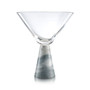 Marble Martini Glasses, Set of 2, 9 Oz