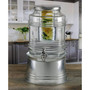 Bungalow Beverage 2.4 Gallon Dispenser with Ice Insert, Fruit Infuser, and Galvanized Base