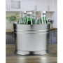 Bungalow Beverage 2.4 Gallon Dispenser with Ice Insert, Fruit Infuser, and Galvanized Base