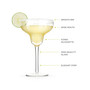 Margarita Glasses, Set of 4, 10 Oz