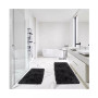 2 Piece Ultra Soft Non Slip Shaggy Bath Rug - Small & Medium