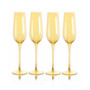 Carnival Champagne Flute 9 oz Glasses, Set of 4