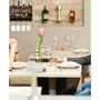 Enjoy Wine Wall Mounted Wine Rack with Wine Glasses, Set of 5