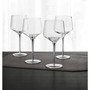 Set of 4 Black-Cased Stem Wine Glasses, Created for Macy's