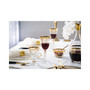 Set of  6 Wine Glasses with Design