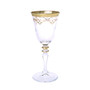 Set of  6 Wine Glasses with Design