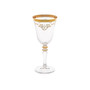 Set of  6 Wine Glasses with Design