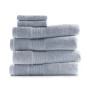 Bath Towel Collection, 100% Cotton Luxury Soft 6 Pc Set