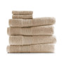 Bath Towel Collection, 100% Cotton Luxury Soft 6 Pc Set
