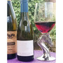Wine Glass Hand-Blown with Solid Pewter Thoroughbred Horse Equestrian Stem and Base