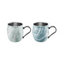 Blue Marble Moscow Mule Mug - Set of 2