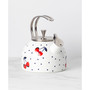 new york Vintage Cherry Dot Tea Kettle