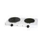 Electric Dual Burner Cooktop Buffet Range in Sleek White
