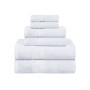 Rayon from Bamboo Blend Ultra Soft Quick Drying Solid 6 Piece Assorted Towel Set