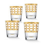 4 Piece Infinity Gold Ring Double Old Fashion Set