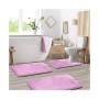 3 Piece Ultra Soft Non-Slip Plush Memory Foam Bath Rug Set - Small, Large & Contour