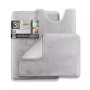 3 Piece Ultra Soft Non-Slip Plush Memory Foam Bath Rug Set - Small, Large & Contour