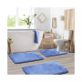 3 Piece Ultra Soft Non-Slip Plush Memory Foam Bath Rug Set - Small, Large & Contour