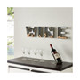Wall Mount "WINE" Letter Set Cork Holder - Galvanized Sheet Metal
