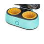 Brentwood Double 3.5 Inch Waffle Bowl Maker in Blue