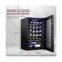 Wine Fridge, 24 Bottle Wine Cooler, freestanding