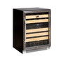 46 bottle Dual Temperature Zone Built-In Wine Refrigerator