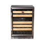 46 bottle Dual Temperature Zone Built-In Wine Refrigerator