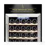 Wine Fridge, 34 Bottle Wine Cooler, freestanding