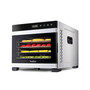 6 Stainless Steel Tray Food Dehydrator for Snacks & Jerky