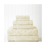 6-Pc. Jacquard/Solid Medallion Swirl Towel Set