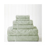 6-Pc. Jacquard/Solid Medallion Swirl Towel Set
