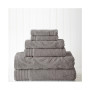 6-Pc. Jacquard/Solid Medallion Swirl Towel Set