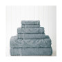 6-Pc. Jacquard/Solid Medallion Swirl Towel Set