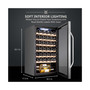 Freestanding Wine Refrigerator, 34 Bottle Wine Cooler