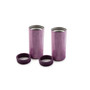 Insulated Garnet Pink Geode Slim Can Coolers, 2 Pack