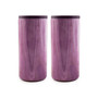 Insulated Garnet Pink Geode Slim Can Coolers, 2 Pack