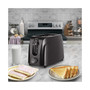 Brentwood 2 Slice Cool Touch Toaster in Black