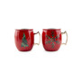 20 oz Christmas Moscow Mule Mugs Pack, 2 Piece