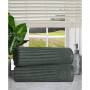 Soho Checkered Border Cotton 2 Piece Bath Sheet Set, 68" x 34"