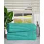 Soho Checkered Border Cotton 2 Piece Bath Sheet Set, 68" x 34"