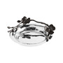 Black Orchid Wine Coaster