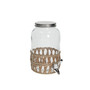 Netted Glass Dispenser, 111.5 oz