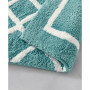Bittman Tufted Reversible Microfiber Bath Rug, 21" x  34"