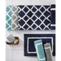 Bittman Tufted Reversible Microfiber Bath Rug, 21" x  34"