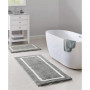 Bittman Tufted Reversible Microfiber Bath Rug, 21" x  34"